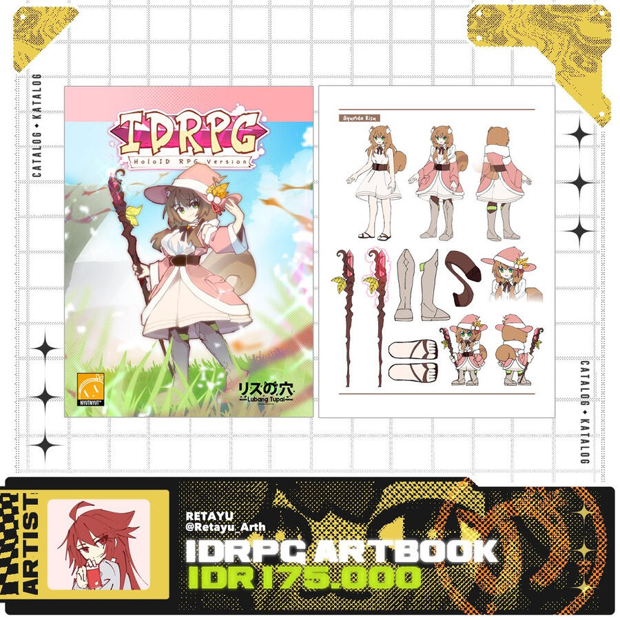 IDRPG Artbook ft. LubangTupai in Comifuro19